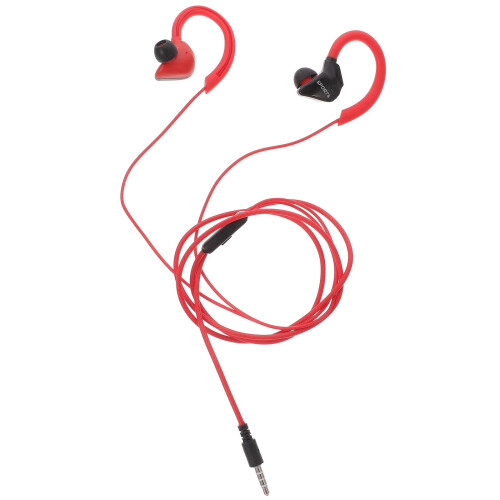 Greenadscape Red Wired Earbuds with Noise Cancelling