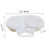Microwave Egg Cooker Plastic Steamer 6.3x4.5x2.18 in 3