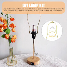 Golden Lamp Harp Kit with Shade Holder and Adapter 1 Set