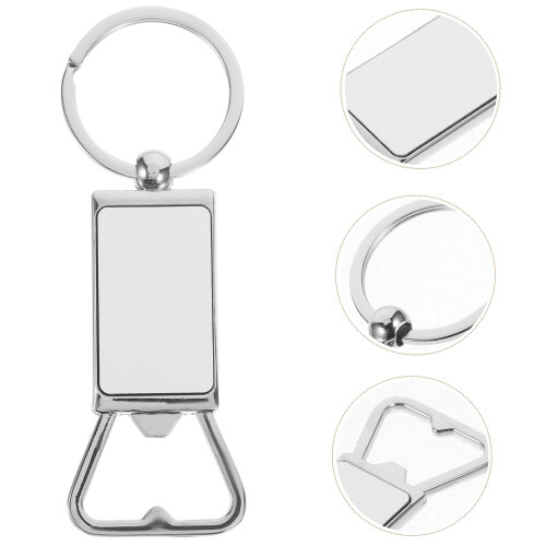 Bottle Opener Keychain Stainless Steel 1 Pc