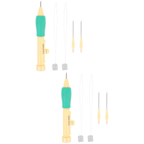 Metal Embroidery Punch Needles Set 2