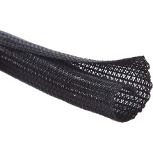 Black Braided Cable Sleeve for Automotive Wire Harness