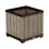 Keter Signature Square Planter - Ashwood Brown 1