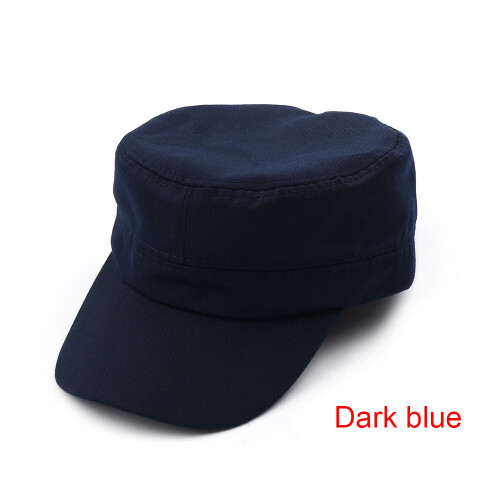 Camouflage Army Hat Unisex Cotton Flat Top