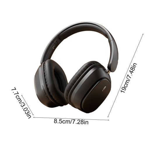 Wireless Over-Ear Bluetooth Headphones with Memory Foam Ear 2