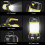Lanterna de acampamento LED recarregável, lanterna e bateria externa. 5