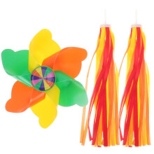 Wind-Activated Rotating Bike Ribbons Plastic Streamers for