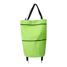 Foldable Wheeled Shopping Bag Portable Grocery Cart
