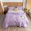 King Size Lavender Comforter Set 3pcs Boho Purple 5
