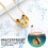 Heart Urn Necklace for Ashes U-Shape Pendant Keepsake 3