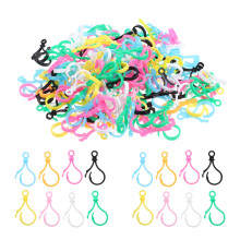 Plastic Lobster Clasp Keychain Clips 200 pcs