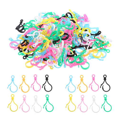 Plastic Lobster Clasp Keychain Clips 200 pcs
