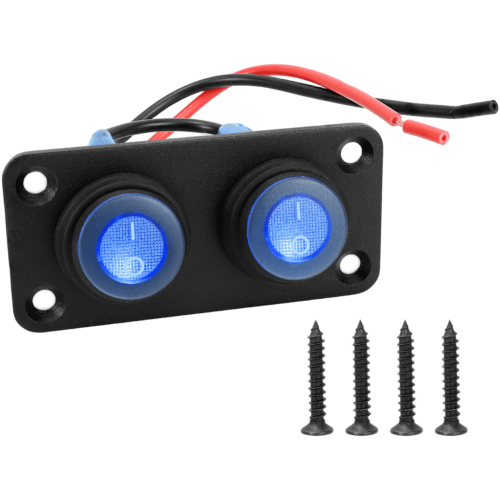 Waterproof LED Switch Panel 12V 1-6 Gang IP67