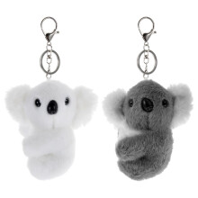 Plush Koala Doll Keychain 2 pcs