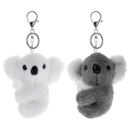 Plush Koala Doll Keychain 2 pcs