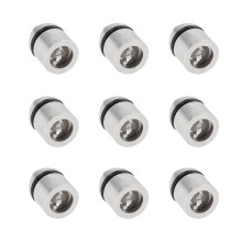 Mini LED Keychain Flashlight 9-Piece Portable Emergency
