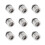 Mini LED Keychain Flashlight 9-Piece Portable Emergency 1