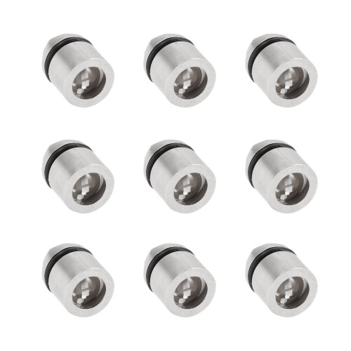 Mini LED Keychain Flashlight 9-Piece Portable Emergency