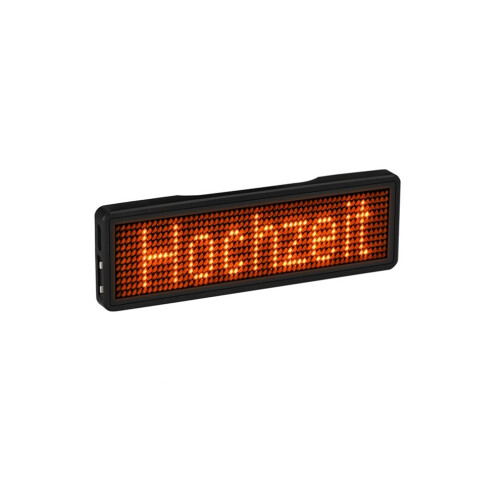 Bluetooth LED name badge, rechargeable, illuminated sign, LED display, Type 2 2