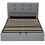 5ft King Ottoman Bed with Gas Lift Storage - Grey 2