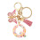 Resin Butterfly Pendant Keychain with Sequins 1