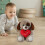 Small Teddy Bear with Red Embroidered Heart Plush Toy 7