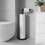 Freestanding toilet paper holder - silver 4