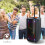 Bluetooth Party Speaker | Maksimal batteritid: 5 timer | 240 W | Bærehåndtag | Fest lys | Equalizer | Orange / Sort 1