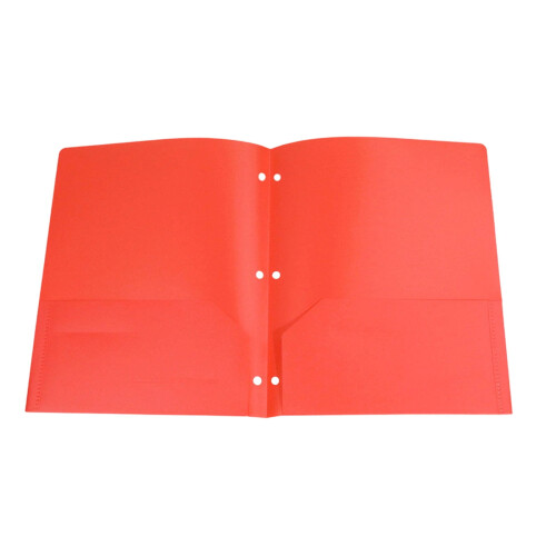 Plastic File Folders with Pockets Heavy Duty Letter Size