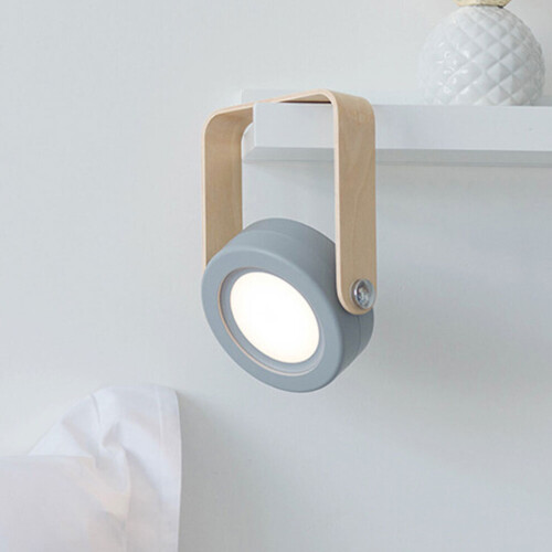 (Blanc) Lanterne LED portable, pliable, rechargeable par USB et à intensité variable, lampe de table/veilleuse 1