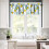 Lemon Floral Window Valance Vintage Tropical Fruit Design 2