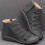 Women's Vintage Side-Zip Waterproof Ankle Boots Arch Support 2