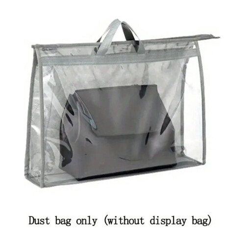 Handbag Dust Bag Clear Zipper Hanging Organizer