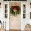 Christmas Wreath Artificial Winter Green 24 Inch 5