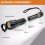 Flashlight 900000 Lumens 2 Pack, Alloy Adjustable Zoom Waterproof Durable 3