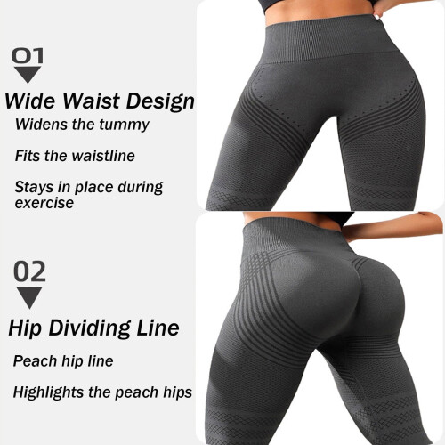 3D Metabolic Booster Leggings Compression Sculpting 1 Pair 2