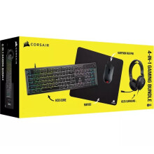 CORSAIR 4 in 1 Gaming Bundle 2025 Edition Mouse, Keyboard Mouse Mat & Headset