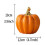 Mini Halloween Pumpkin Ceramic Figurine Orange 3
