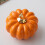 Mini Halloween Pumpkin Ceramic Figurine Orange 5