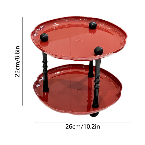 Cupcake Stand 2-Tier Reusable Serving Tray 2