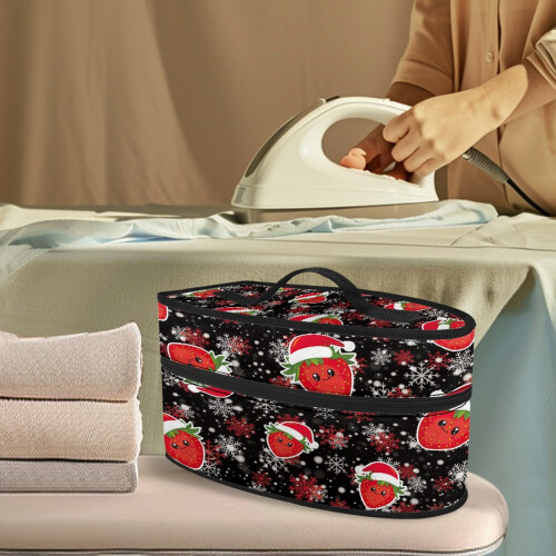 Strawberry Snowflake Portable Steamer Storage Case 1