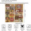 Vintage Coffee Kitchen Curtains 2 Panels 84x84 Inch 2