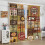 Vintage Coffee Kitchen Curtains 2 Panels 84x84 Inch 4