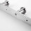 Towel Hook Stainless Steel, Robe Hook Wall Mount Drilled, Coat Hook Wall Hook Drilling,Door Hook Silver 3 Hook 7