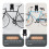 Storage Hanging Hook Organizer Black 2 pcs 5