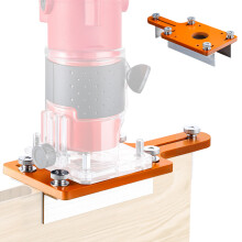 Ergonomic Adjustable Router Jig with Round Corner Templates
