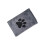 Microfiber Dog Towel Soft Absorbent Embroidered Paw Gray 2
