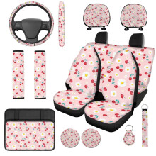 Daisy Cherry Car Seat Cover Set 14-Piece Compatible with