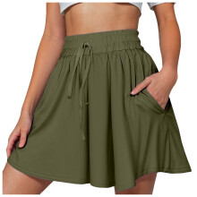 Women's Flowy Athletic Shorts High Waisted Loose Wide Leg