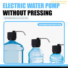 Distributeur D'Eau Électrique, Pompe à Eau, Pompe à Eau, Distributeur D'Eau Automatique Pliable pour la Maison, Noir